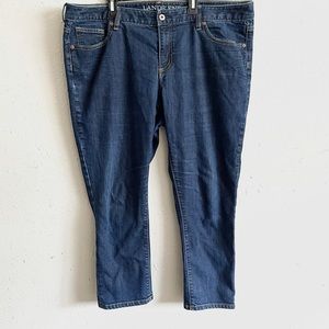 Lands end slim ankle pant size 18